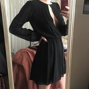 REFORMATION cut out layered sheer dress size 6 NEW